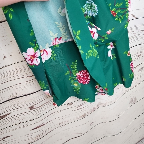 Cocopear Green Floral‎ Swim Dress Swim Suit - Picture 4 of 8